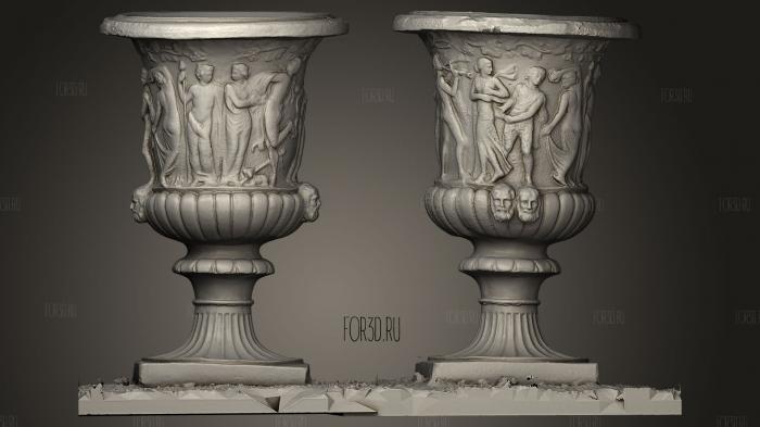 Copy of a greek urn stl model for CNC